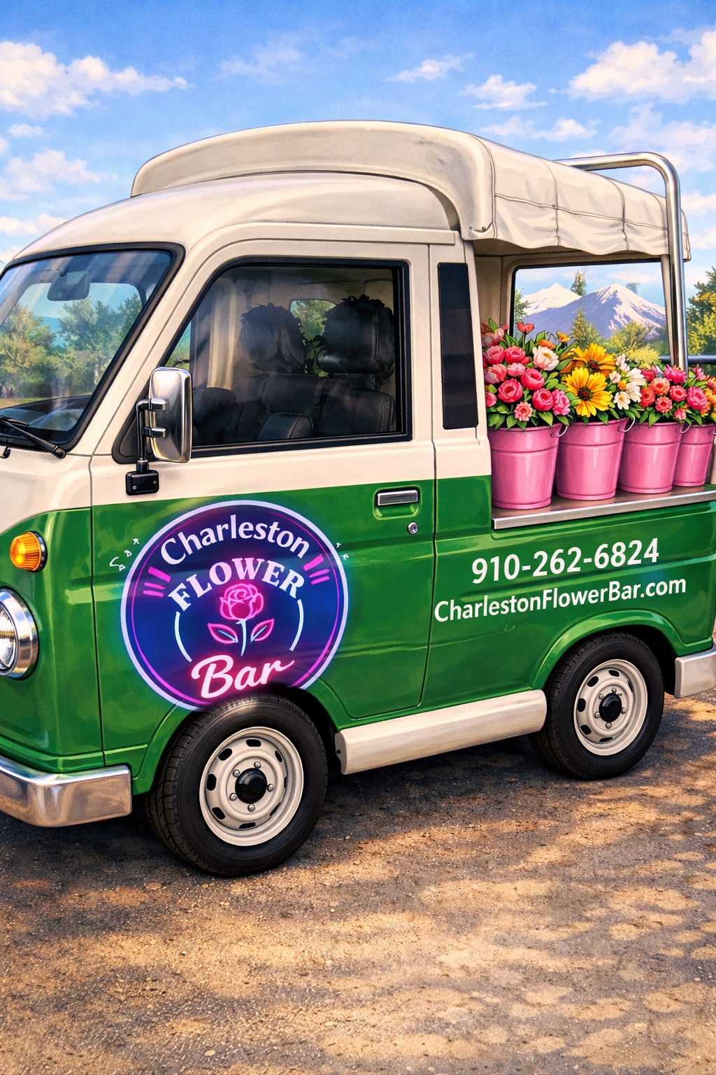 🌸 Charleston Flower Bar Mini Mobile Flower Bar Experience